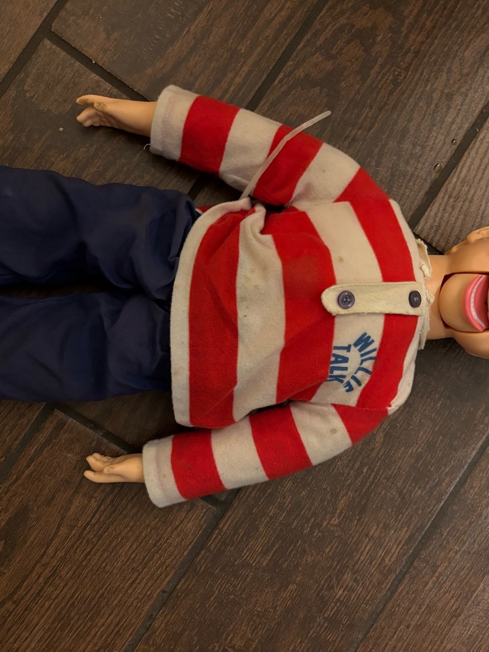 Vintage Willy Talks ventriloquist doll